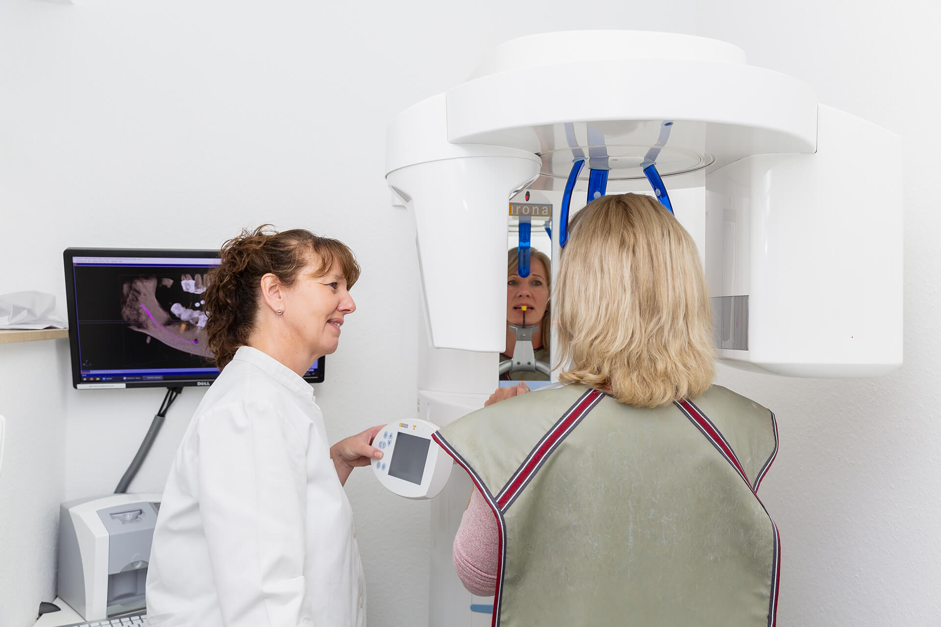 Beim Röntgen einer Patientin